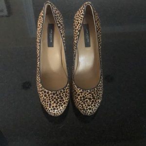 Ann Taylor animal print heels